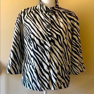 Marisa Christina Zebra blazer - 3/4 sleeve